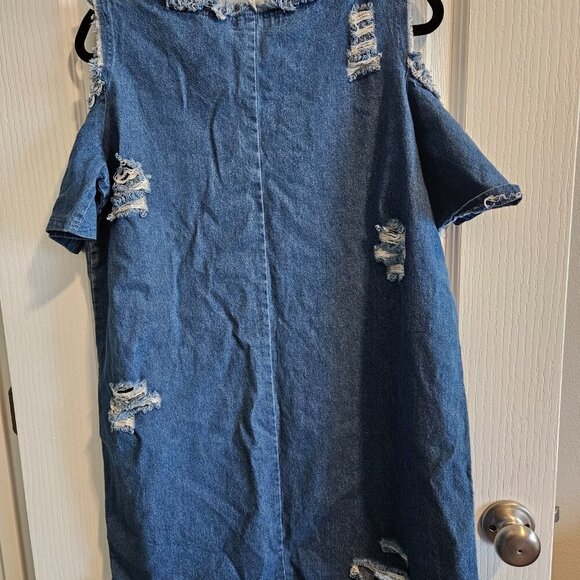 🔆3 FOR $15! Active USA Women's Denim Dress - Picture 2 of 3